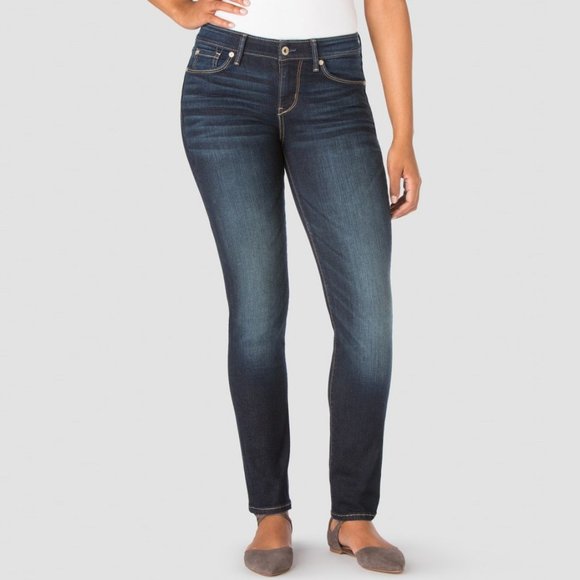 Levi's Mid-Rise Slim Jeans Dark Wash - Picture 1 of 3